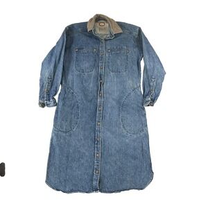 banana republic denim shift dress Banana Republic Women's Denim Shift Midi Dress Indigo Blue Size M